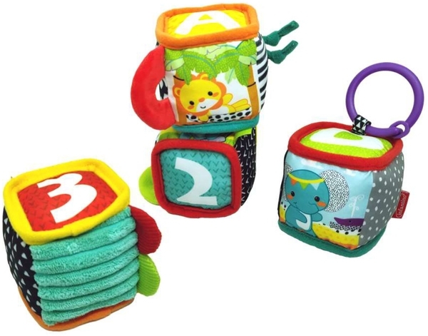 М'який кубик Infantino Звірята (306606) - Pampik - 2