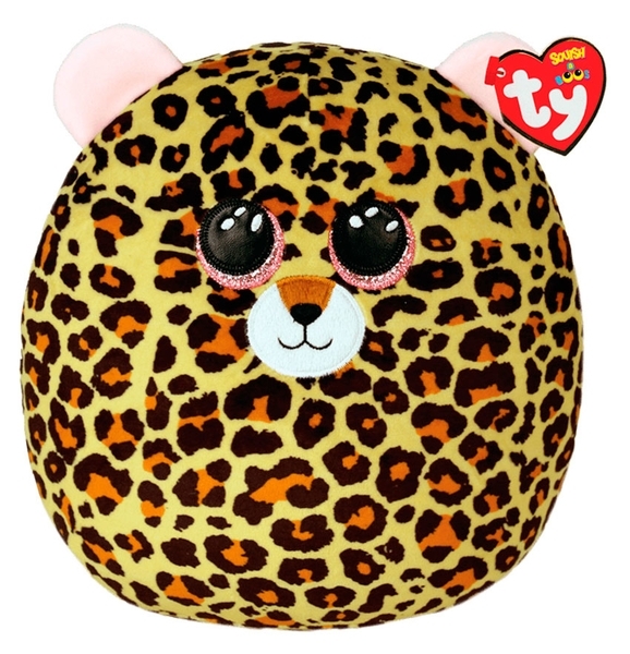 М'яка іграшка TY Squish-a-boos Леопард Livvie, 40 см (39221) - Pampik