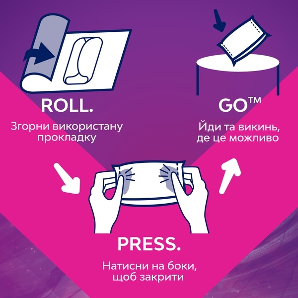 Гігієнічні прокладки Libresse Maxi Goodnight, 8 шт. - Pampik - 8