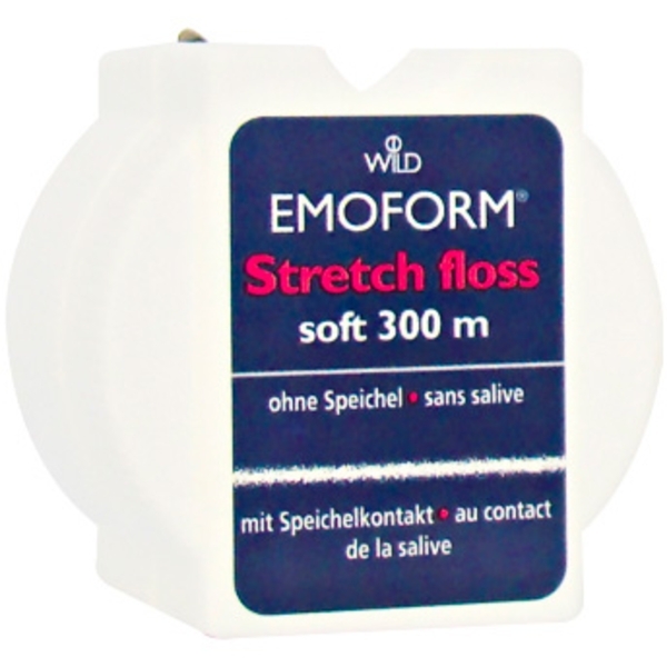 Зубна нитка Dr. Wild &. AG Emoform Stretch Floss, 300 м - Pampik