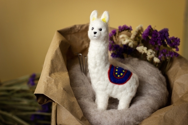 Набір для творчості Умняшка Валяння Лама (ВАЛ-008) - Pampik - 4