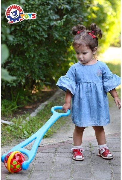 Іграшка-каталка ТехноК, червоний (6986) - Pampik - 4