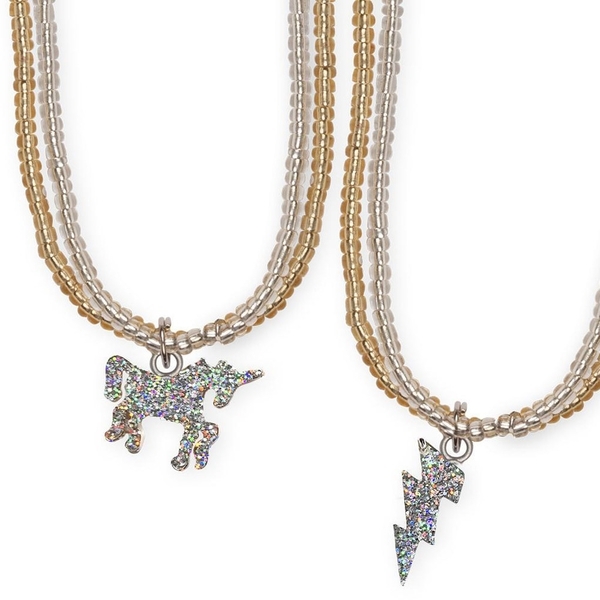 Намисто Great Pretenders з Єдинорогом та Блискавкою (86119) - Pampik