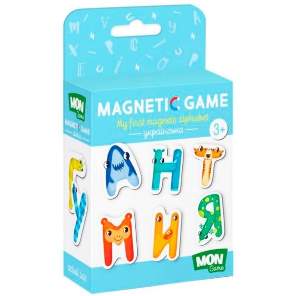 Магнітна гра DoDo Моя перша магнітна абетка українською (200211) - Pampik