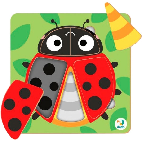 Пазл-сортер Dodo Божья коровка, 9 элементов - Pampik