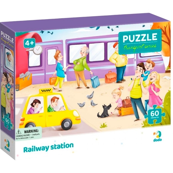 Пазл Dodo Залізничний вокзал, 60 елементів - Pampik