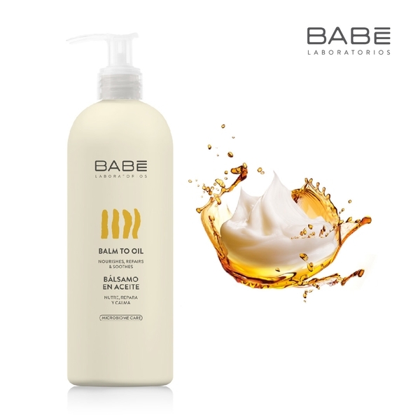 Емоліент-трансформер Babe Laboratorios Бальзам-Олія, 500 мл - Pampik - 2