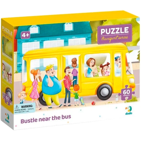 Пазл Dodo Возня біля автобуса, 60 елементів - Pampik