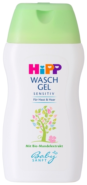 Подарунок. Дитячий гель для купання для тіла та волосся HiPP Babysanft, 50 мл - Pampik