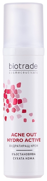 Крем-догляд для обличчя із заспокійливим ефектом Biotrade Acne Out Гідро Актив, 60 мл - Pampik