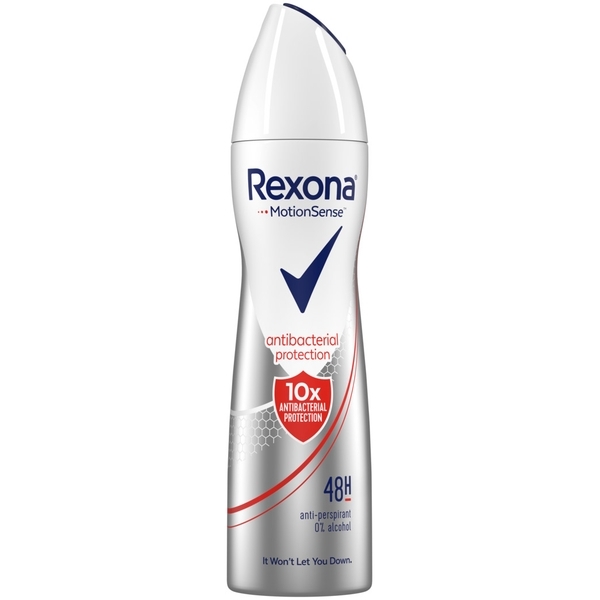 Антиперспірант Rexona Антибактеріальний ефект, 150 мл - Pampik