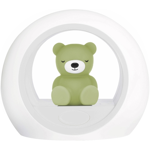 Нічник зі звуковою активацією Zazu Billy Ведмедик, зелений (ZA-BILLY-01) - Pampik