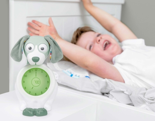 Ночник Zazu Пес Дейв тренер сна с ночником, часами и будильником (ZA-DAVY-01) - Pampik - 5