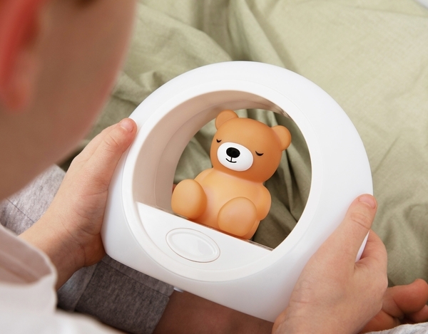 Ночник-проектор Zazu мишка Билли со звуковой активацией, карамельный (ZA-BILLY-02) - Pampik - 2