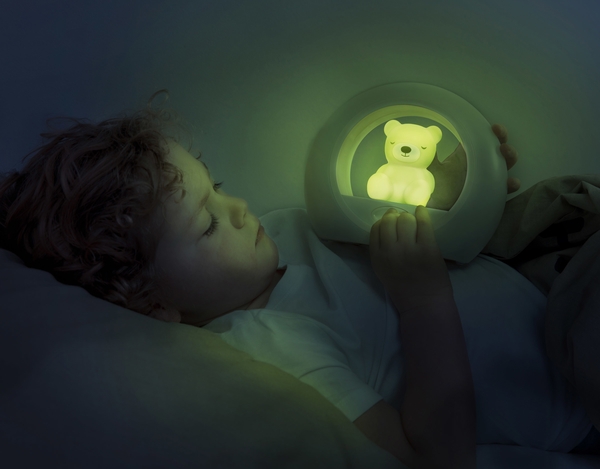Нічник зі звуковою активацією Zazu Billy Ведмедик, зелений (ZA-BILLY-01) - Pampik - 5