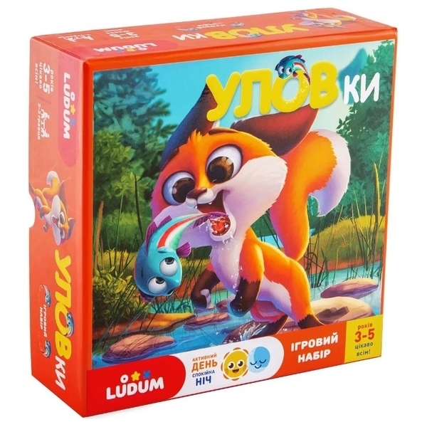 Настільна гра Ludum виверти, гра + розповідь + аудіоказка, укр. мова (LD1046-54) - Pampik