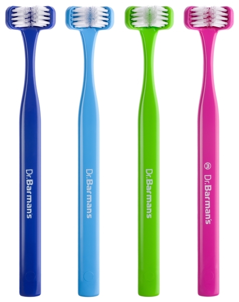 Стандартна зубна щітка Dr. Barman's Superbrush, синій - Pampik - 2