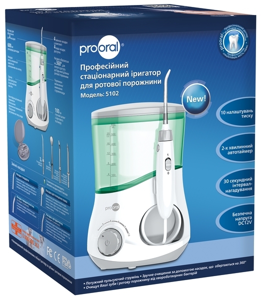 Професійний стаціонарний іригатор Prooral для ротової порожнини - Pampik - 7