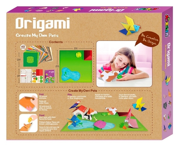 Набір для творчості Avenir Домашні улюбленці, орігамі, 40 аркушів (CH211786) - Pampik - 2