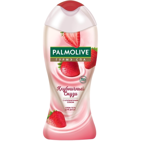 Гель для душа Palmolive Gourmet Spa Клубничный Смузи, 250 мл - Pampik