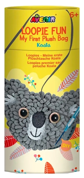 Набор для творчества 2 в 1 Avenir Коалёнок, вязание крючком и шитье сумочки (CH211753) - Pampik