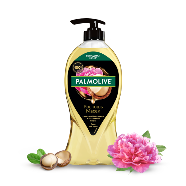 Гель для душа Palmolive Роскошь масел с маслом макадамии и экстрактом пиона, 750 мл - Pampik - 2