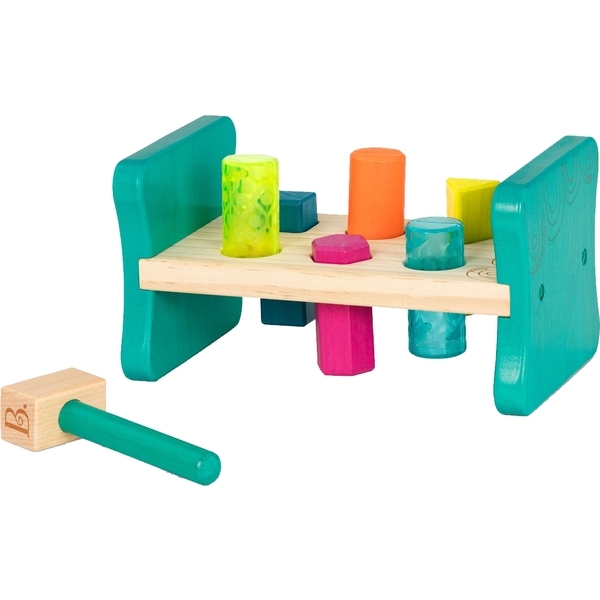 Розвиваюча дерев'яна іграшка-сортер Battat Бум-Бум (BX1762Z) - Pampik - 4