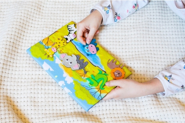 Розвиваюча гра з фетру Умняшка Дикі тварини (ПФ-001) - Pampik - 5