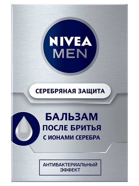 Бальзам після гоління Nivea Men Срібний захист, 100 мл - Pampik - 2