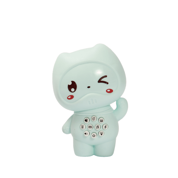 Музична іграшка Lindo Робот-кіт, блакитний (668-129) - Pampik