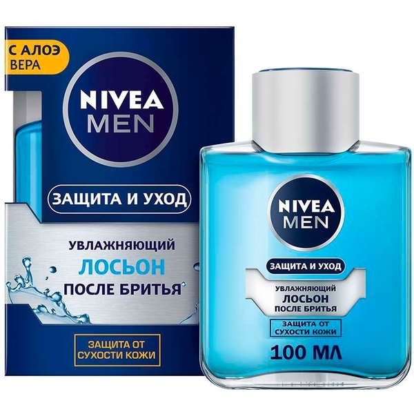 Зволожуючий лосьйон після гоління Nivea Men Захист і догляд, 100 мл - Pampik