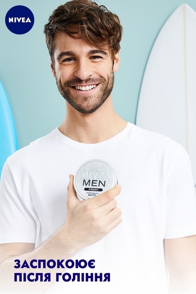 Гель Nivea Fresh Men 3 в 1 для лица и рук, 75 мл - Pampik - 3