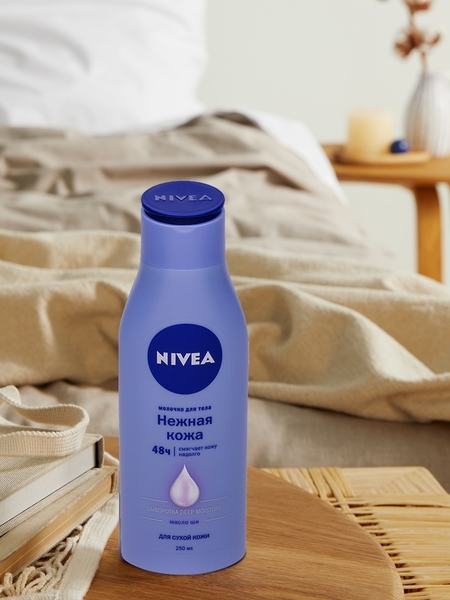 Молочко для тела Nivea Нежная кожа, для сухой кожи, 250 мл - Pampik - 3