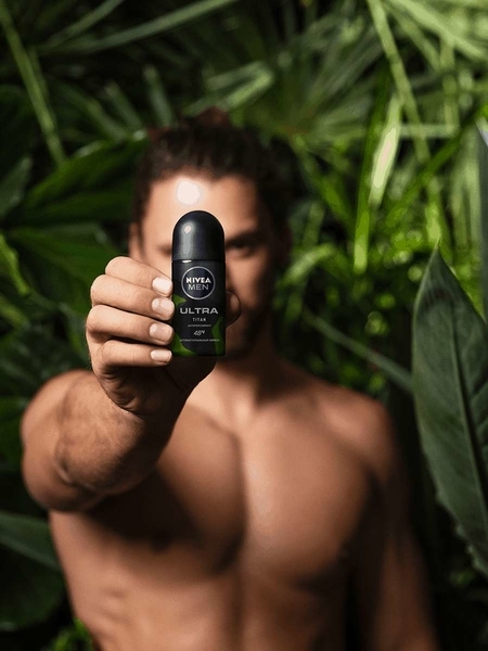Дезодорант кульковий антиперспірант Nivea Men Ultra Titan з антибактеріальним ефектом, 50 мл - Pampik - 2