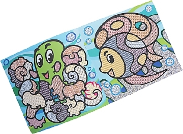 Водные раскраски "Цветной фон. Подводный мир" (укр) Кристалл Бук, укр - Pampik - 2