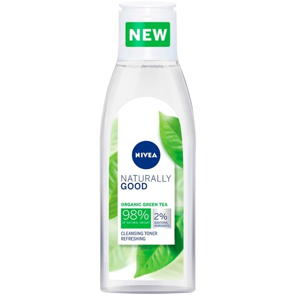Очищающий тоник для лица Nivea Naturally Good, 200 мл (4005900701091) - Pampik