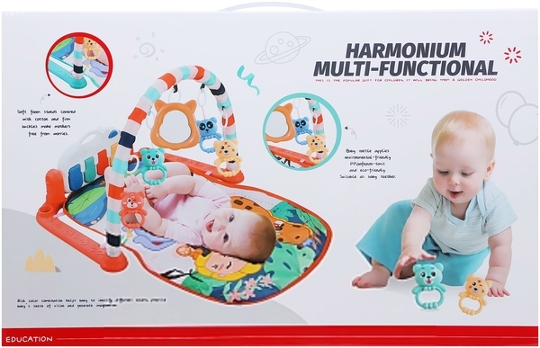 Килимок ігровий Lindo, помаранчевий (668-140 пом) - Pampik - 4