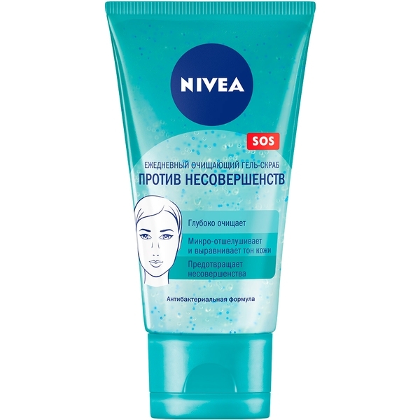 Гель-скраб Nivea щоденний очищувальний проти недосконалостей для проблемної шкіри, 150 мл - Pampik