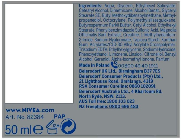 Дневной крем для лица Nivea Hyaluron Cellular, 50 мл - Pampik - 4