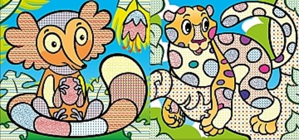 Водяные раскраски. Цветной фон. Джунгли, укр. Кристалл Бук - Pampik - 3