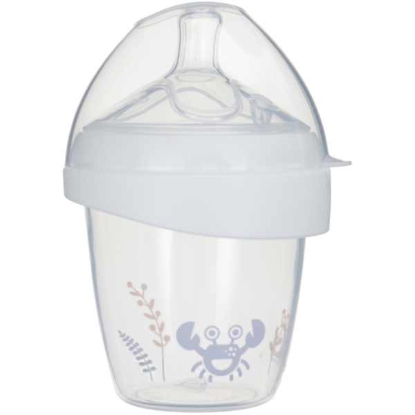 Бутылочка для кормления Nip антиколиковая с силиконовой соской, Крабик, 150 мл (35602) - Pampik
