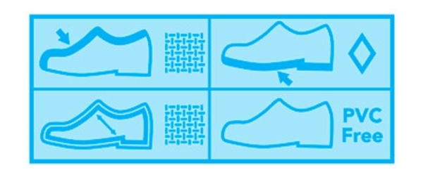 Тапочки для купания (аквашузы) I Play Aqua, р.4, голубой (706301-604-60) - Pampik - 2