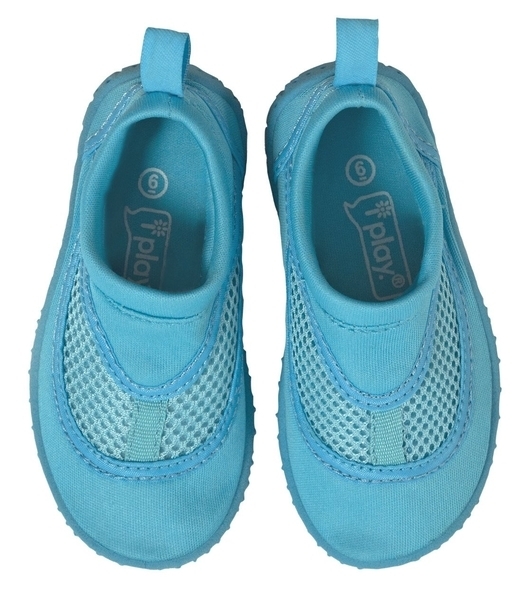 Тапочки для купания (аквашузы) I Play Aqua, р.4, голубой (706301-604-60) - Pampik