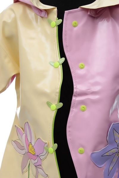Плащ-дощовик Kidorable Лотос, р. 92-98, рожевий з жовтим (33032) - Pampik - 7