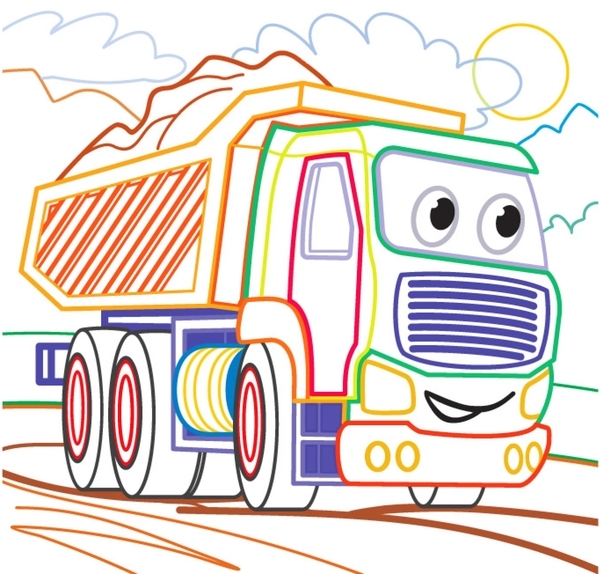 Книга Чарівні розмальовки із секретними візерунками. Будівельні машини - Pampik - 3