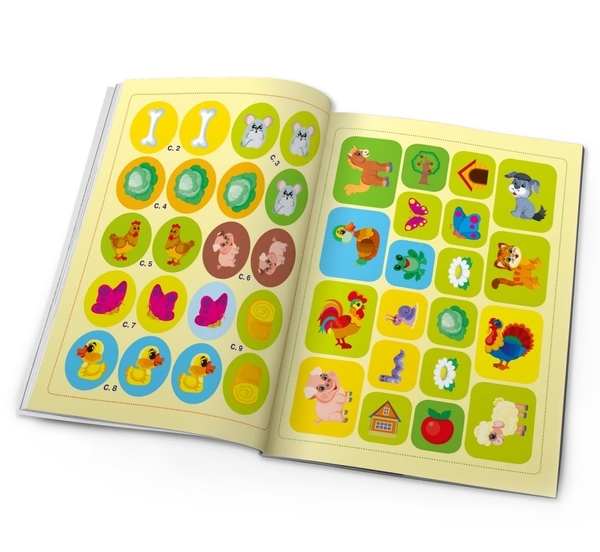 Школа креативного дозвілля. Ферма. 40 наліпок (F00029302) - Pampik - 4