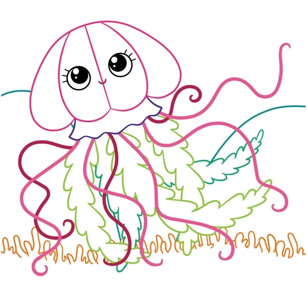 Книга Чарівні розмальовки із секретними візерунками. У морі - Pampik - 2