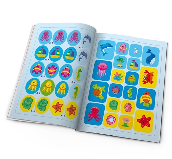 Школа креативного дозвілля. Море. 40 наліпок (F00029296) - Pampik - 4