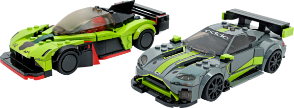 Конструктор LEGO Speed Champions Aston Martin Valkyrie AMR Pro та Vantage GT3 (76910) - Pampik - 4