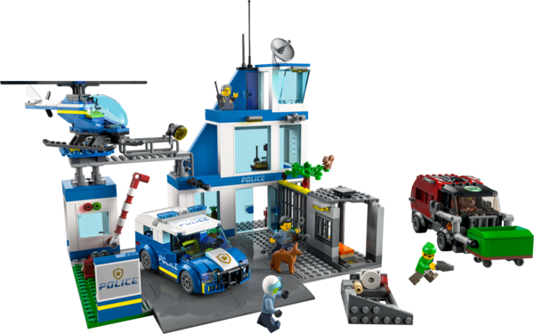 Конструктор LEGO City Поліцейська ділянка, 668 деталей (60316) - Pampik - 3